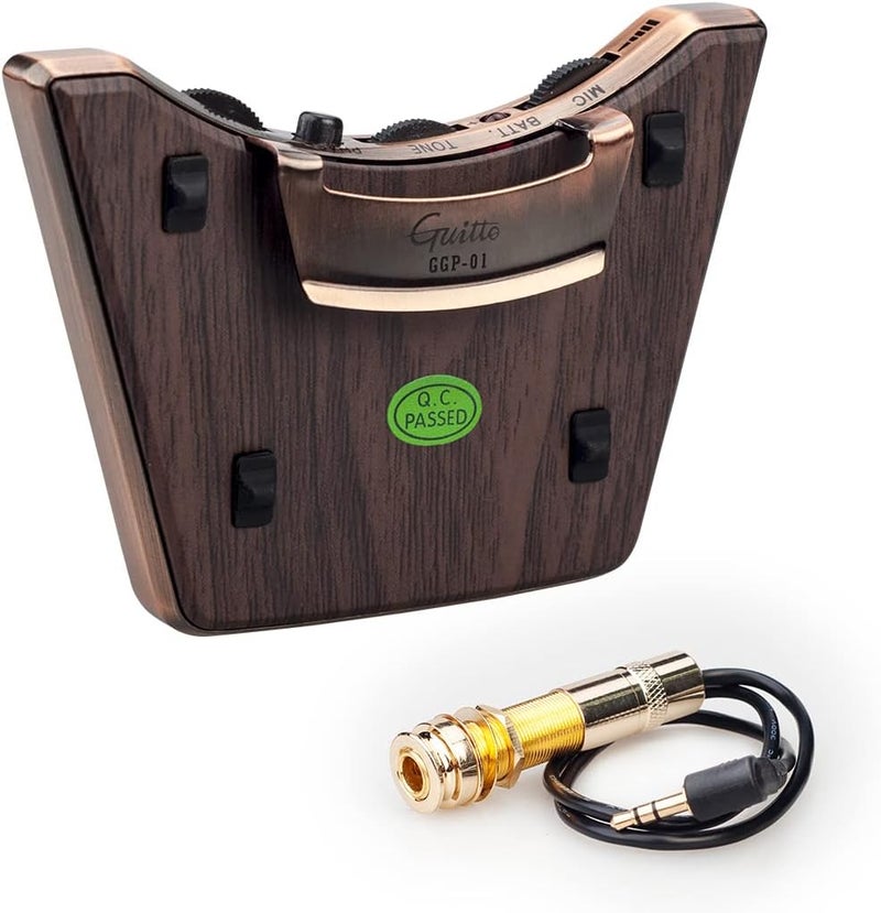 Guitto Guitar Pickup - Guitar Soundhole Double Pickup for Classic Acoustic Guitar GGP-01 - Image 1