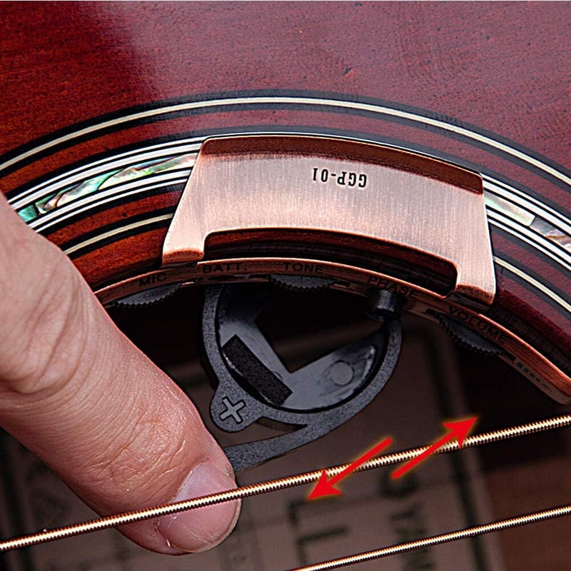 Guitto Guitar Pickup - Guitar Soundhole Double Pickup for Classic Acoustic Guitar GGP-01 - Image 4