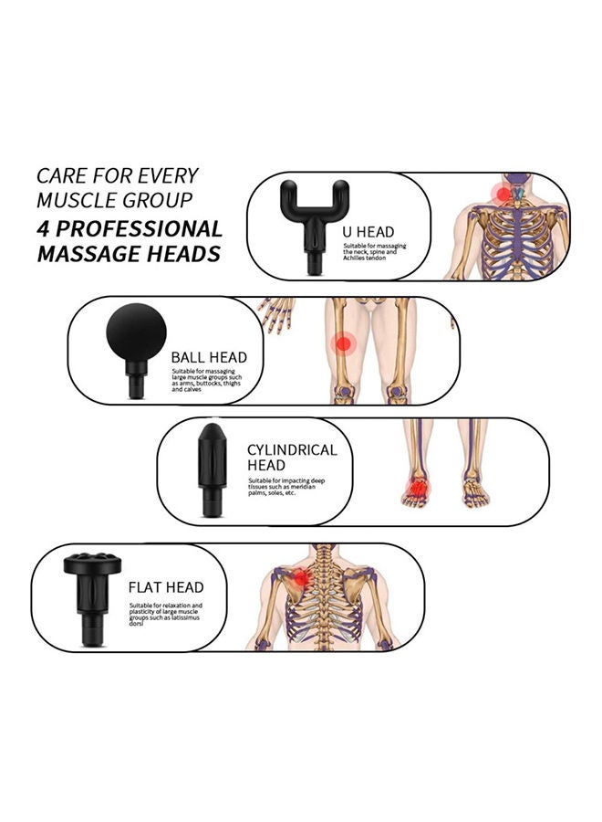 Arabest Massage Fascia Gun With 4 Heads - Image 5