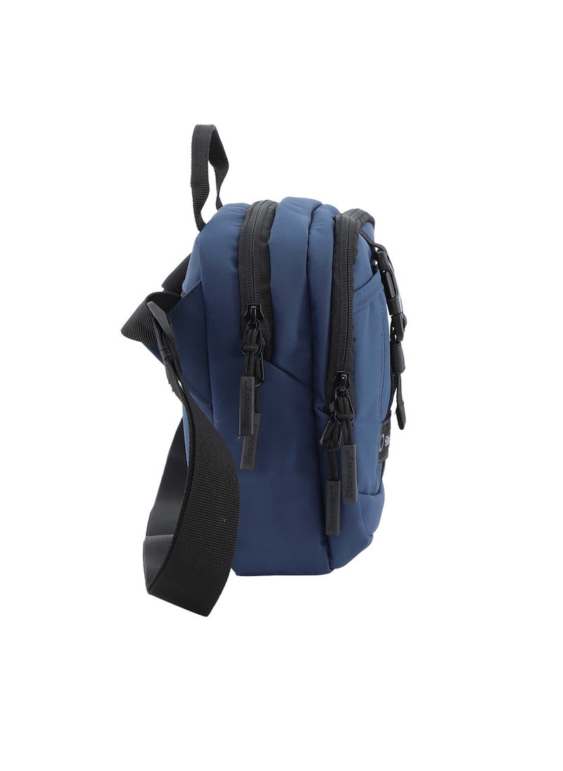 Discovery SHIELD RPET Polyester Utility Bag Blue, Zipper Compartment Casual Shoulder Bag For Men And Women Removable Shoulder Strap Secure RFID Pocket - pzsku/Z945592F4925DEF7ADD80Z/45/_/1721991992/d62d22d9-12f6-445c-a600-d56085147f50