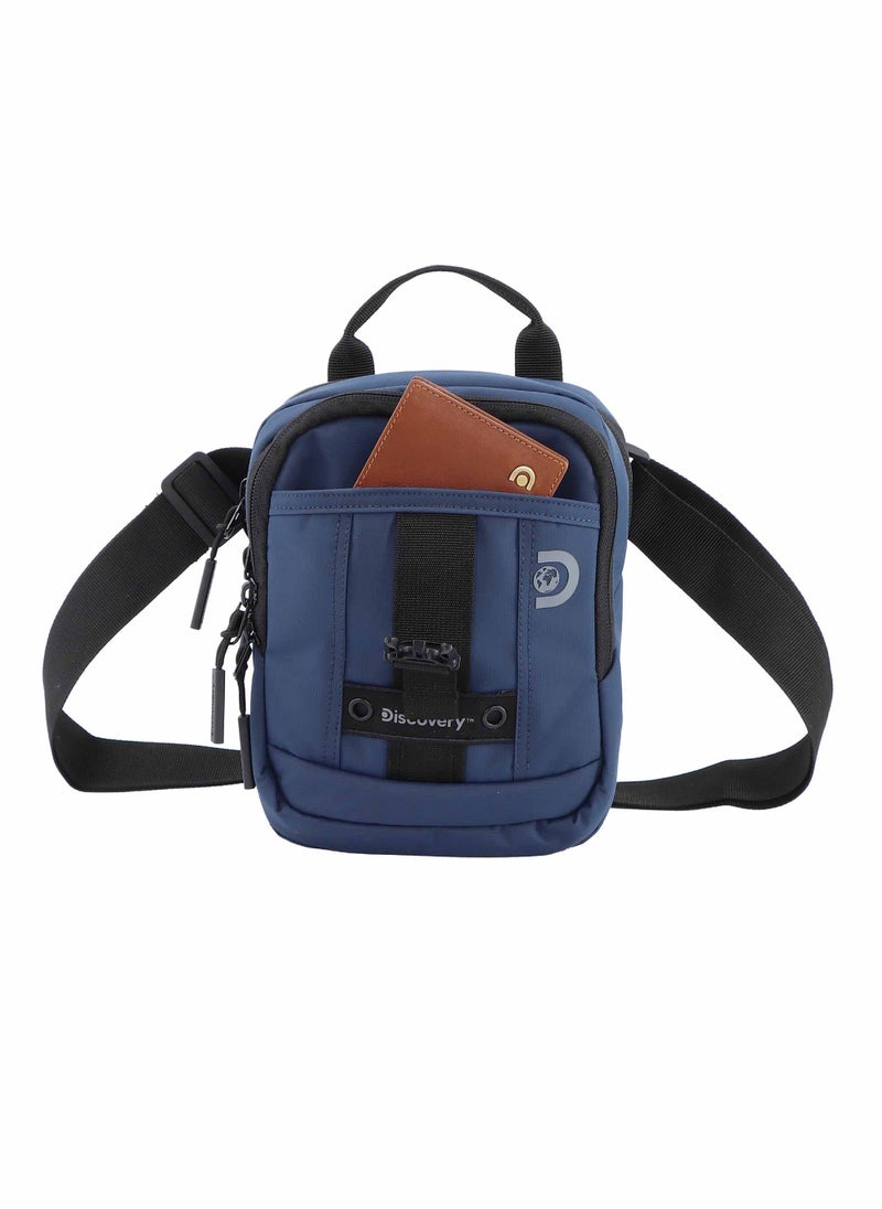 Discovery SHIELD RPET Polyester Utility Bag Blue, Zipper Compartment Casual Shoulder Bag For Men And Women Removable Shoulder Strap Secure RFID Pocket - pzsku/Z945592F4925DEF7ADD80Z/45/_/1721992003/0943741f-6500-4945-88de-b72ec4cdc977
