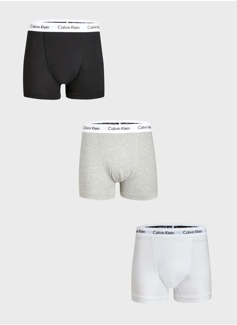 CALVIN KLEIN 3 Pack Essential Trunks