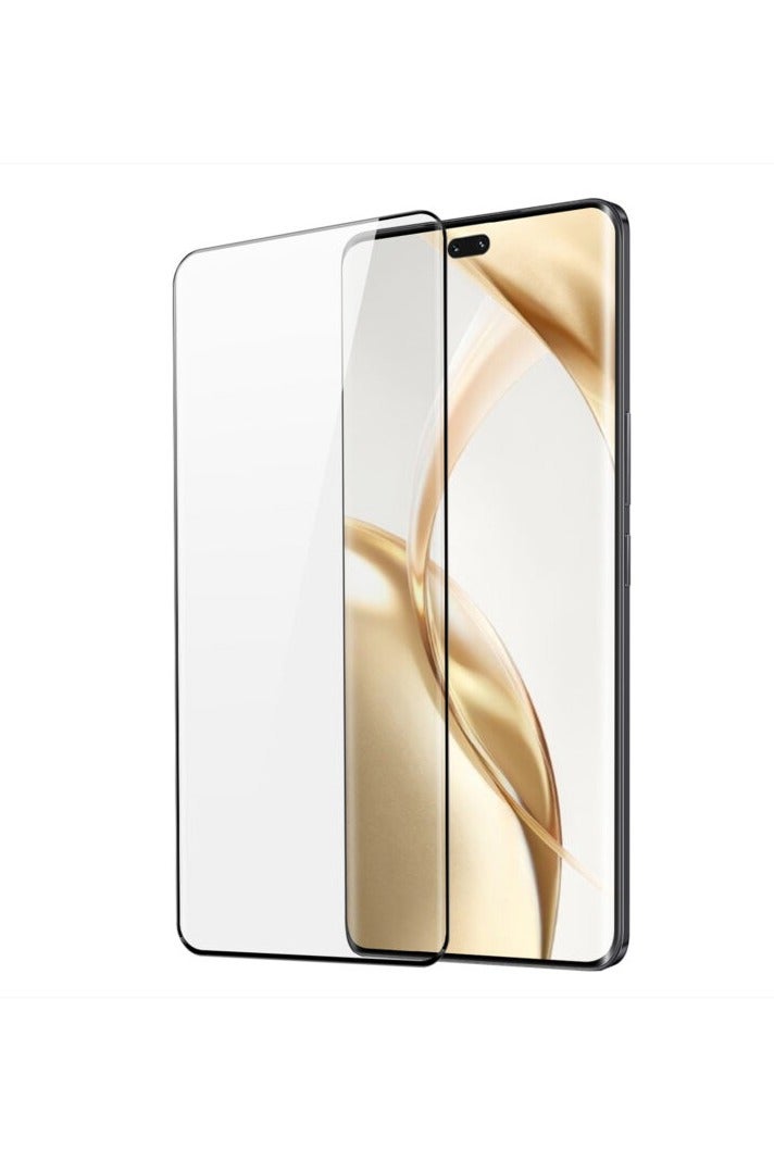 DUX DUCIS Tempered Glass Screen Protector, DUX - DUCIS Compatible with Honor 200 Pro , Full Coverage Black Edge Clear Screen Protector (Full Glue Clear Black Edge) - Image 1