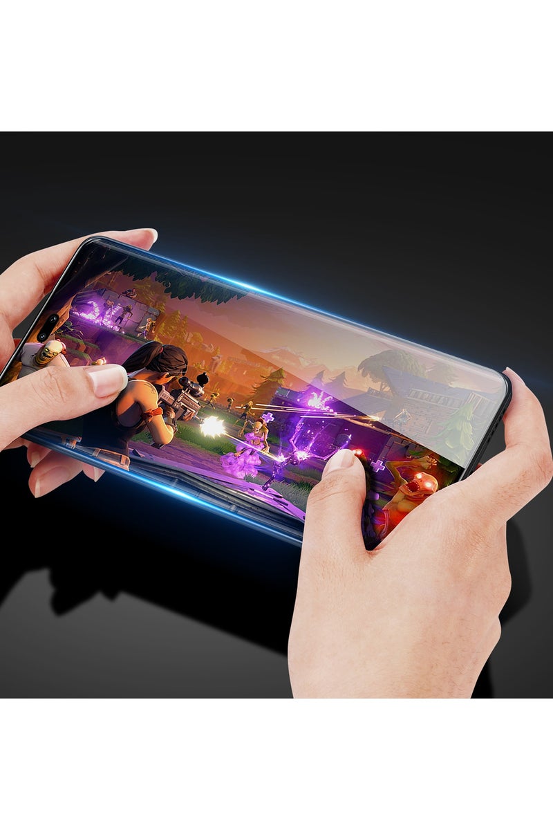 DUX DUCIS Tempered Glass Screen Protector, DUX - DUCIS Compatible with Honor 200 Pro , Full Coverage Black Edge Clear Screen Protector (Full Glue Clear Black Edge) - Image 3