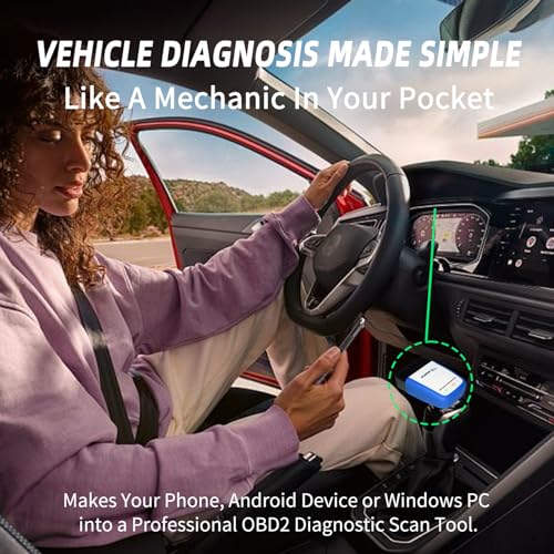 vLinker VGATE vLinker BM+ Bluetooth Pro OBD2 Scanner for Car Diagnostic Scan Tool and Check Engine Light Code Reader Wireless OBDII Auto Diagnostic Scanner Tool for iOS, Android and Windows - Image 2