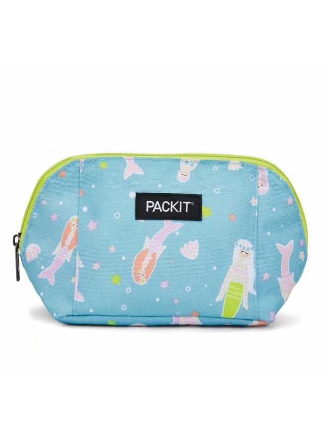 PACKIT Freezable Snack Bag, Mermaids, Built with EcoFreeze Technology, Foldable, Reusable, Zip Closure Locks in Cool Dry Air, Perfect for Babies, Kids, Adults of all Ages, and Fresh Snacks On the Go - Image 1