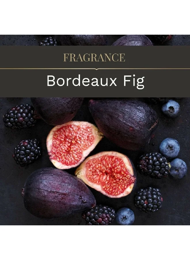 CANDLE-LITE No. 58 Bordeaux Fig Scented Jar Candle White 396 g