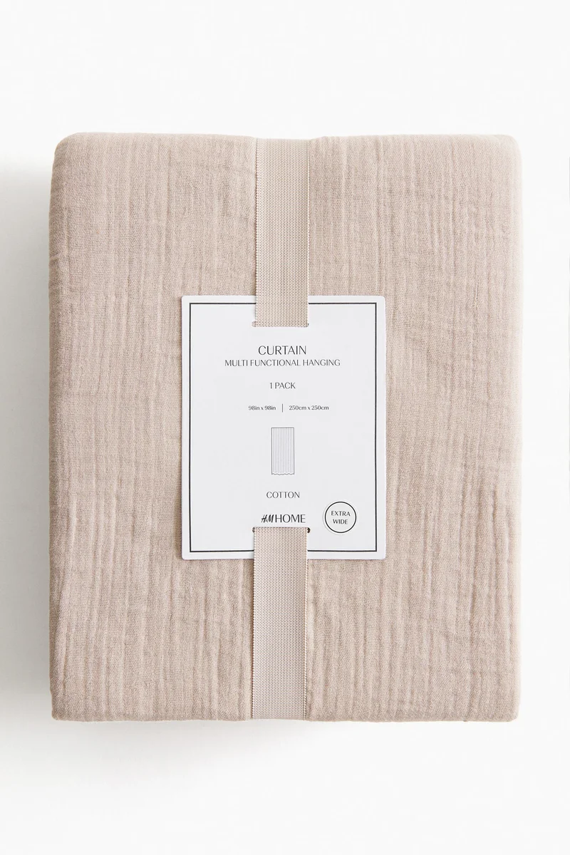 H&M 1-pack wide muslin curtain length