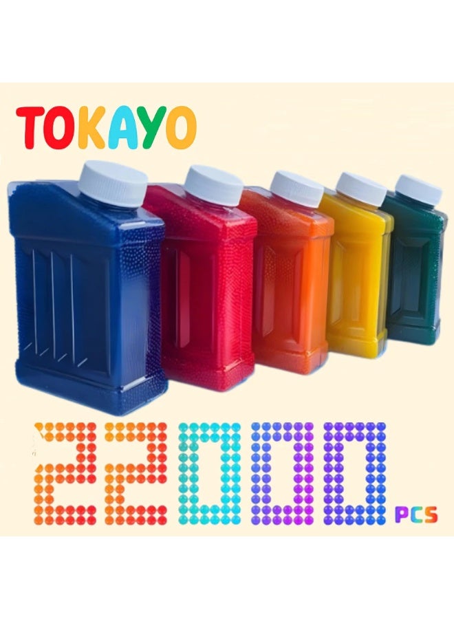 A set of colorful water beads from the brand "Tokayo" - Image 1