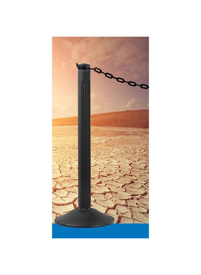 30M Black Plastic Chain,Weatherproof Link Barrier Chain Longer Lasting - consistent Link-to-Link - Image 2