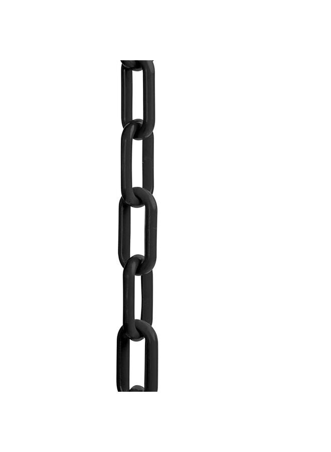 30M Black Plastic Chain,Weatherproof Link Barrier Chain Longer Lasting - consistent Link-to-Link - Image 1