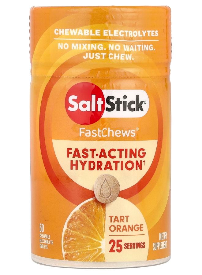 FastChews® Chewable Electrolytes Tart Orange 50 Chewable Tablets