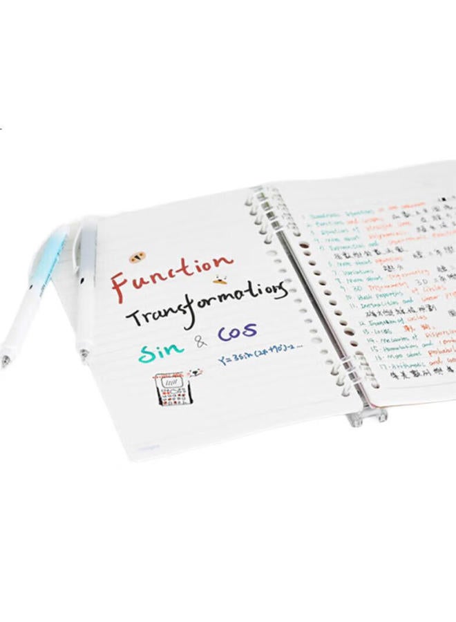 Kokuyo Pastel Cookie Soft Light A4 Loose-Leaf Notebook Large Capacity With 5 Color Dividers, 40 Sheets, Pink, Wsg-Ruyp60P - Image 2