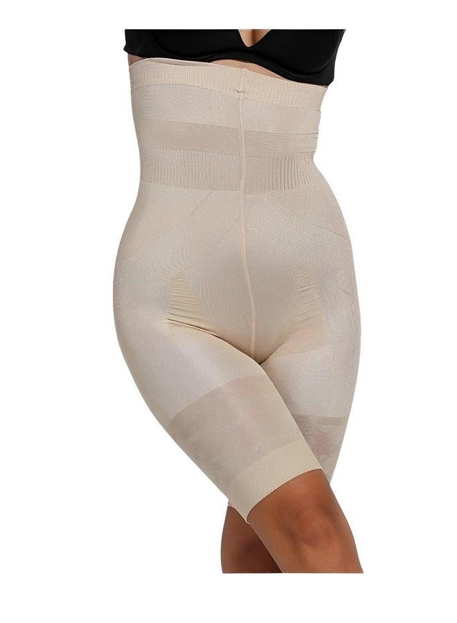 Halamodo Tummy Control, High Waisted Body Shaper Shorts Back-rear Lifting,Thigh Slimmer Shapewear Slip Shorts Under Dress for Women - Image 1