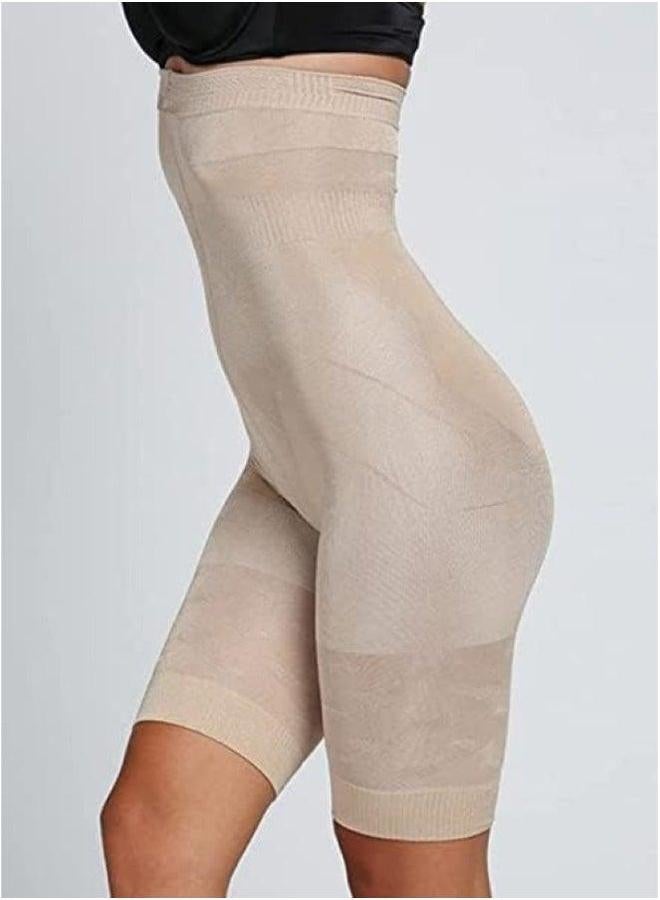 Halamodo Tummy Control, High Waisted Body Shaper Shorts Back-rear Lifting,Thigh Slimmer Shapewear Slip Shorts Under Dress for Women - Image 2