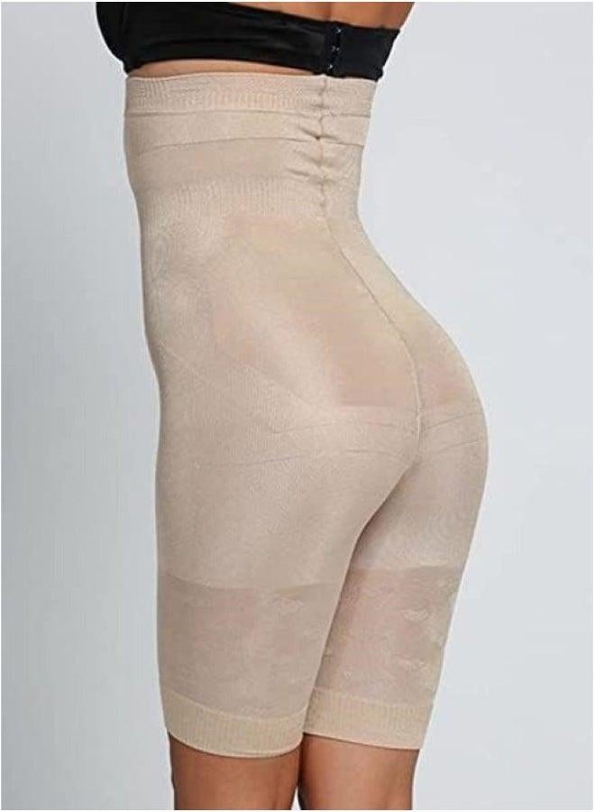 Halamodo Tummy Control, High Waisted Body Shaper Shorts Back-rear Lifting,Thigh Slimmer Shapewear Slip Shorts Under Dress for Women - Image 3