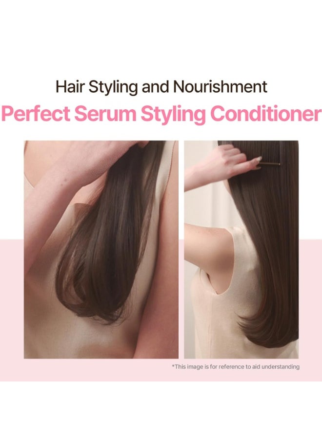 Mise En Scène Mise En Scene Perfect Hair Perfume Conditioner - Styling Serum Conditioner - with Peony and Rose Scent, Styling Memory & Heat Protection, Enriched with Argan Oil, Daily Nourishing, 22.99 Fl. Oz.  - Image 2