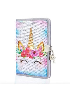 Unicorn Notebook Sequin Secret Diary With Lockreversible Mermaid Sequin Notebook Private Journal Magic Travel Journal Unicorn Notebook For Adults And Kids