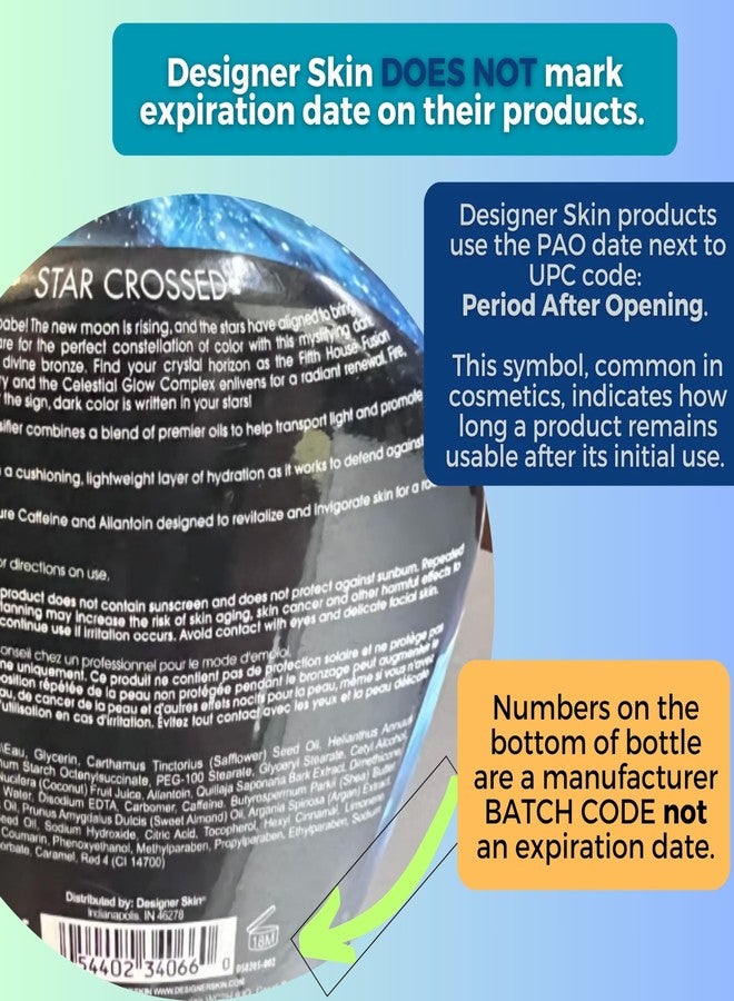 Australian Gold Designer Skin Star Crossed Dark Tanning Intensifier Tanning Lotion, 13.5 ounces, Off White - Image 4
