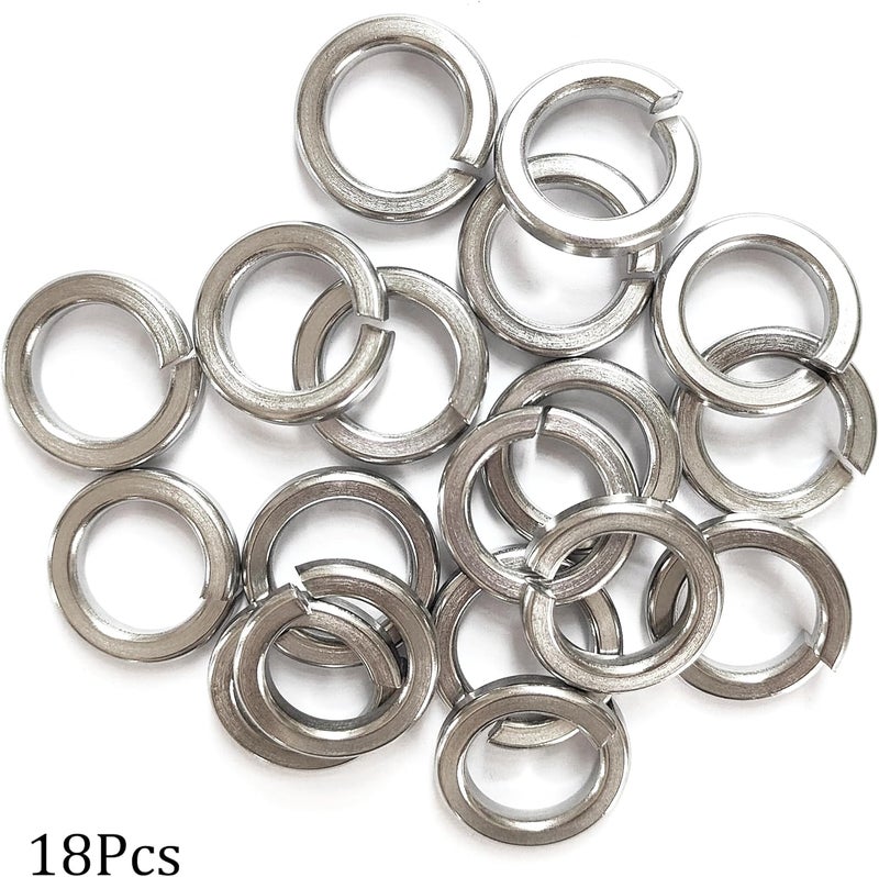 NACX M20 Split Lock Washer, 304 Stainless Steel Spring Lock Washer, 18Pcs - Image 3