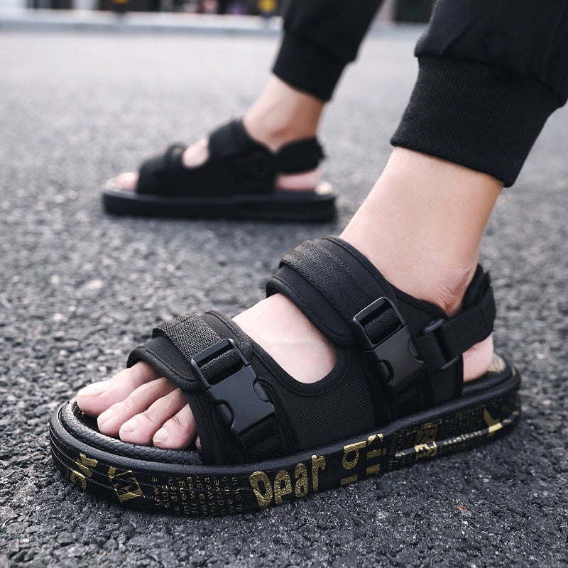 Men'S Sandals 2023 New Summer Men'S Dual-Use Fashionable Outdoor Beach Fashionable Shoes Non-Slip Sports Casual Sandals - Image 1