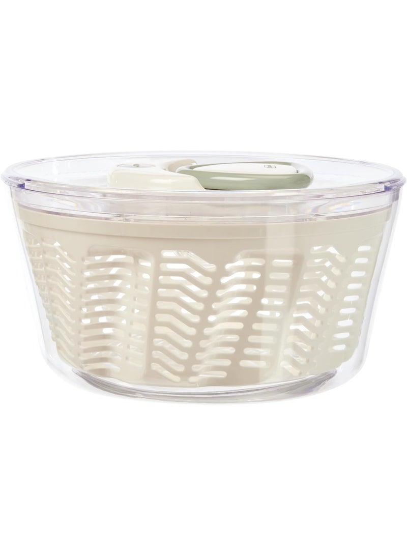 zyliss Easy Spin Salad Spinner 26cm White - Image 1