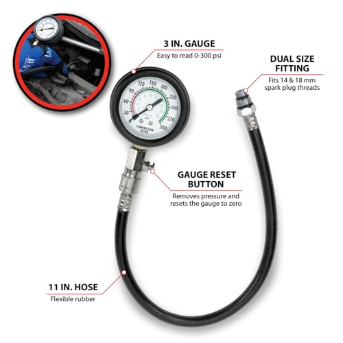 Performance Tool W80579 Flex Drive Compression Tester - Image 2