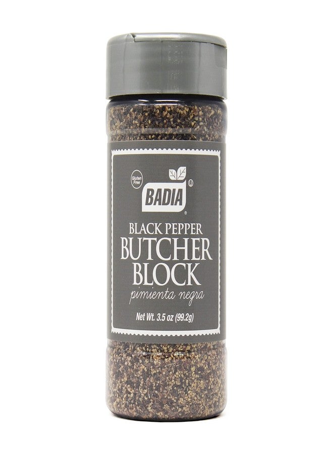 BADIA Pepper Black Butcher Block - 3.5 oz - Badia Spices - Image 1