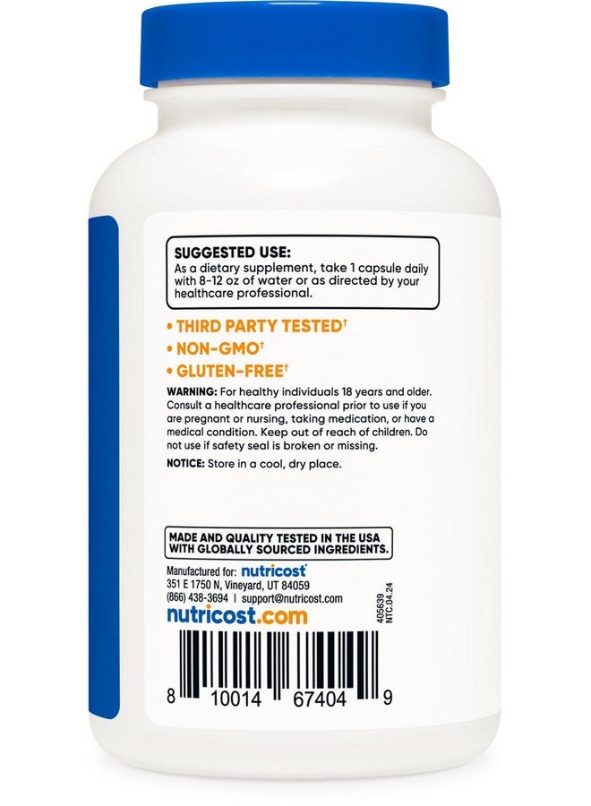 مستخلص جذر نبات القراص من نيوتريكوست، ما يعادل 7500 ملغ، 120 كبسولة (من 750 ملغ من مستخلص 10:1) - مناسب للنباتيين، غير معدل وراثيًا، خالٍ من الغلوتين - Image 4