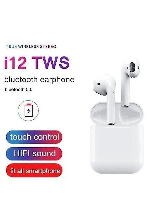TWS - I12 Tws Mini Bluetooth Headphones Sport Sweatproof True Wireless - Image 1