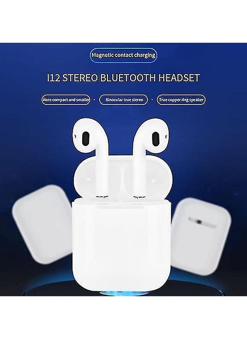 TWS - I12 Tws Mini Bluetooth Headphones Sport Sweatproof True Wireless - Image 1