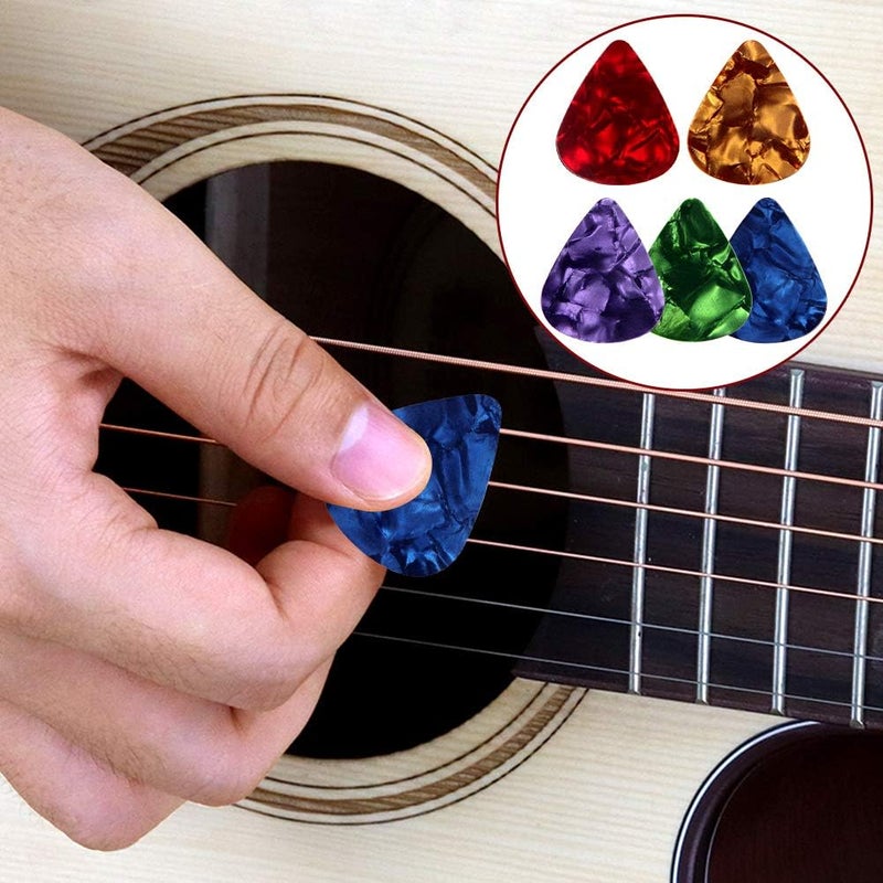 Augsun 30pcs Silicone Guitar Finger Guards Fingertip Protectors Fingertip Protection Covers Caps for Stringed Instruments, Sewing and Embroidery (5 Sizes) - Image 5