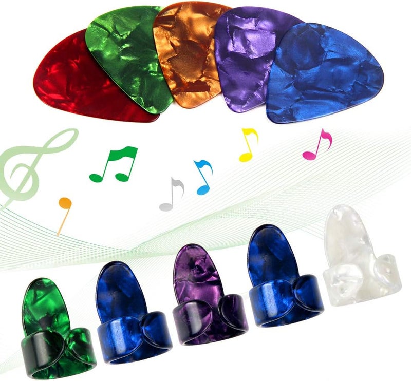 Augsun 30pcs Silicone Guitar Finger Guards Fingertip Protectors Fingertip Protection Covers Caps for Stringed Instruments, Sewing and Embroidery (5 Sizes) - Image 4
