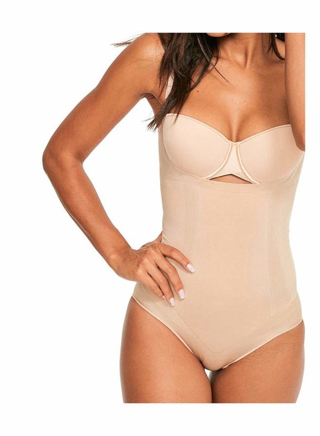 SPANX Women's Oncore Open-Bust Panty Bodysuit - Image 1