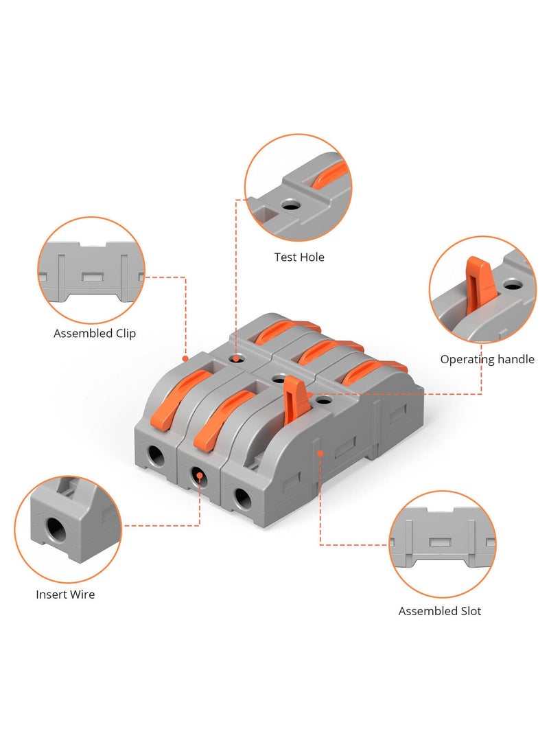 SONOFF 34PCS SONOFF 2-Wire Terminal Reusable Electrical Wire Cable Connectors Compact - Image 5