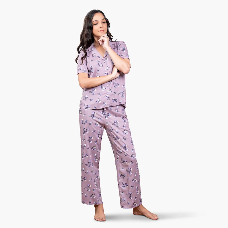 Aadaraya Floral Print Pyjama Set