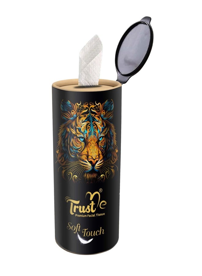 TRUST ME ورق وجه فاخر من تراست مي في علبة أنبوبية ورقية 14x20 سم 50N ناعم (عبوة من 6 قطع) - Image 4