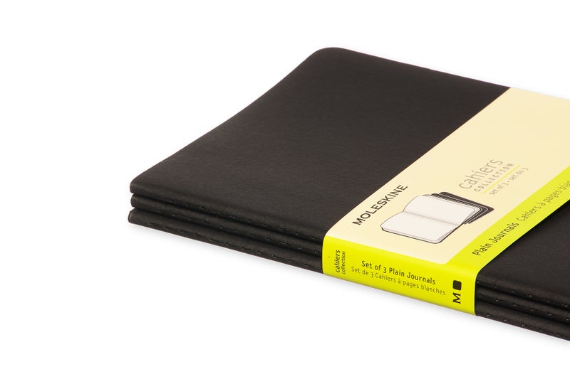 MOLESKINE Cahier Journal XL Size Plain Pages Black Cover 64 Pages - Image 2