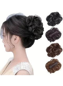 Elegant Claw-Clipped Messy Bun Hairpiece - Natural Look Short Curly Synthetic Hair for Women, Versatile & Heat Resistant, Fluffy, Hair Bun, Hair Accessories Natural Black - pzsku/Z94576AE2858E88126996Z/45/_/1739780297/2a5ec613-2050-4982-a8ed-ee6c2b0e5ab4