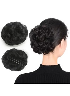 Elegant Claw-Clipped Messy Bun Hairpiece - Natural Look Short Curly Synthetic Hair for Women, Versatile & Heat Resistant, Fluffy, Hair Bun, Hair Accessories Natural Black - pzsku/Z94576AE2858E88126996Z/45/_/1739780298/4f232fc4-3c7c-427c-b56d-7e4775f30b75