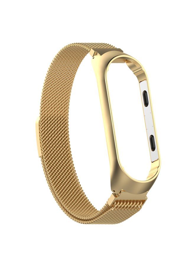 NIBEMINENT Replacement Band For MI Fitness Bracelet Gold