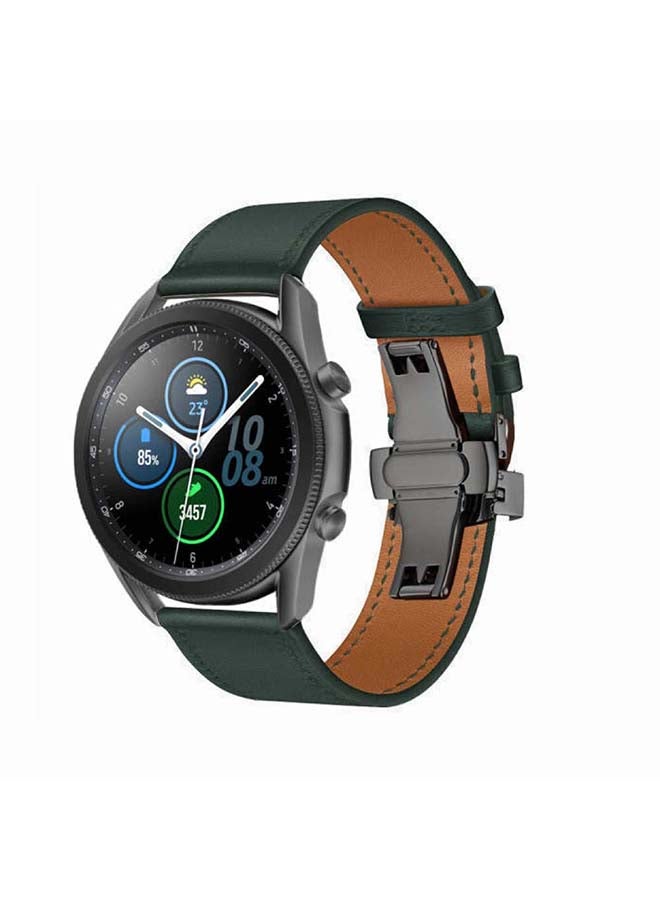 بيرفيي سوار بديل من الجلد الطبيعي لساعة سامسونج جالاكسي 3 مقاس 45 مم متعدد الألوان - Image 2