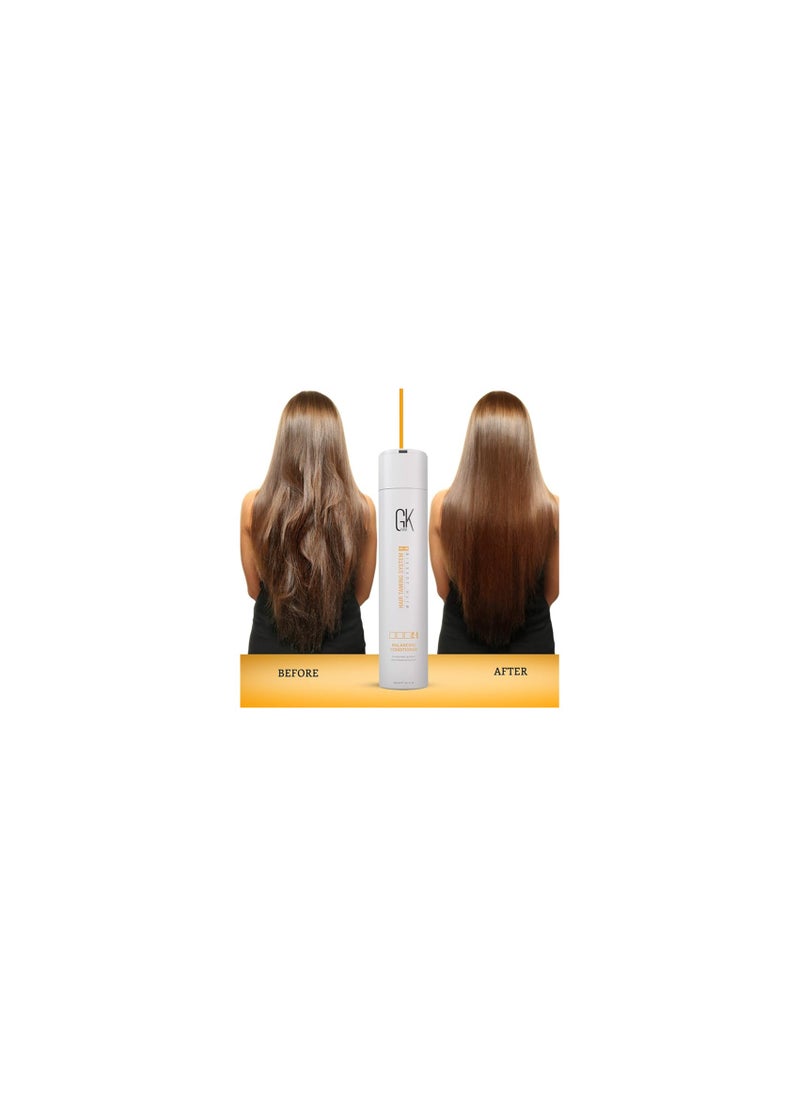 جي كيه - بلسم موازنة الكيراتين من GK Hair Global للشعر الدهني وفروة الرأس، يستعيد مستوى درجة الحموضة في فروة الرأس، خالٍ من الكبريتات والبارابين - Image 1