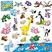 HOGOKIDS 20 Packs Party Favors for Kids 60 Kinds of Mini Animals Toy Building Block Set for Easter Valentines Day Classroom Prizes Goodie Bag Stuffers Birthday Gifts for Boys Girls Ages 612 - Image 2