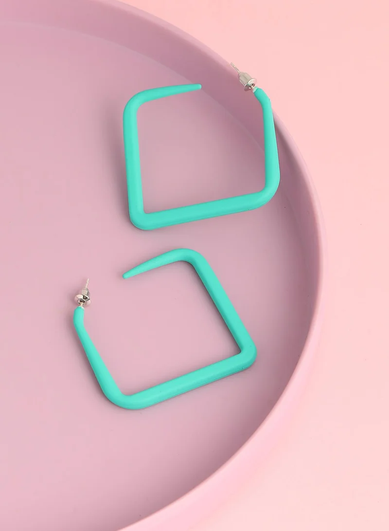 SOHI Casual Artificial Hoop Earring Jewellery