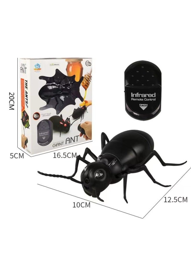 TikTok Explosions Strange Simulation Remote Control Animal Infrared Trick Remote Control Snake Remote Control Caterpillar Toy-Color:Remote Control Ant 9917  - Image 1