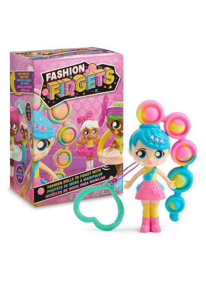 WowWee Fashion Fidgets Sensory Toy Dolls - Push Pop Fidget Toy Includes 1 Mystery Doll - Anxiety and Stress Relief for Kids - Image 1