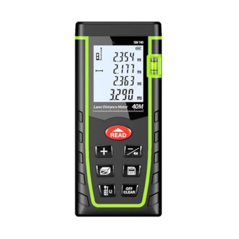 SKEIDO SW-T40-0.05 40m Digital Laser distance meter Rangefinder Range finder Tape measure Area/volume tool 40m - Image 1