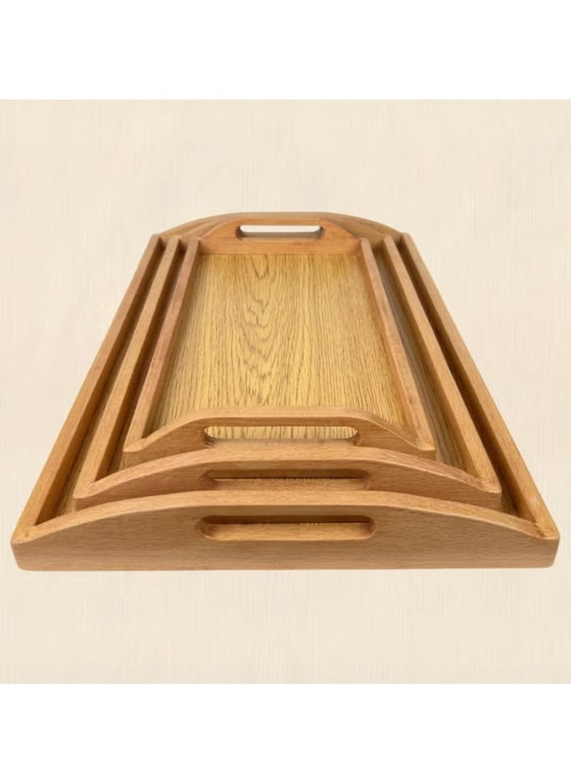 Generic 3 Set Wooden Trays  - Image 1