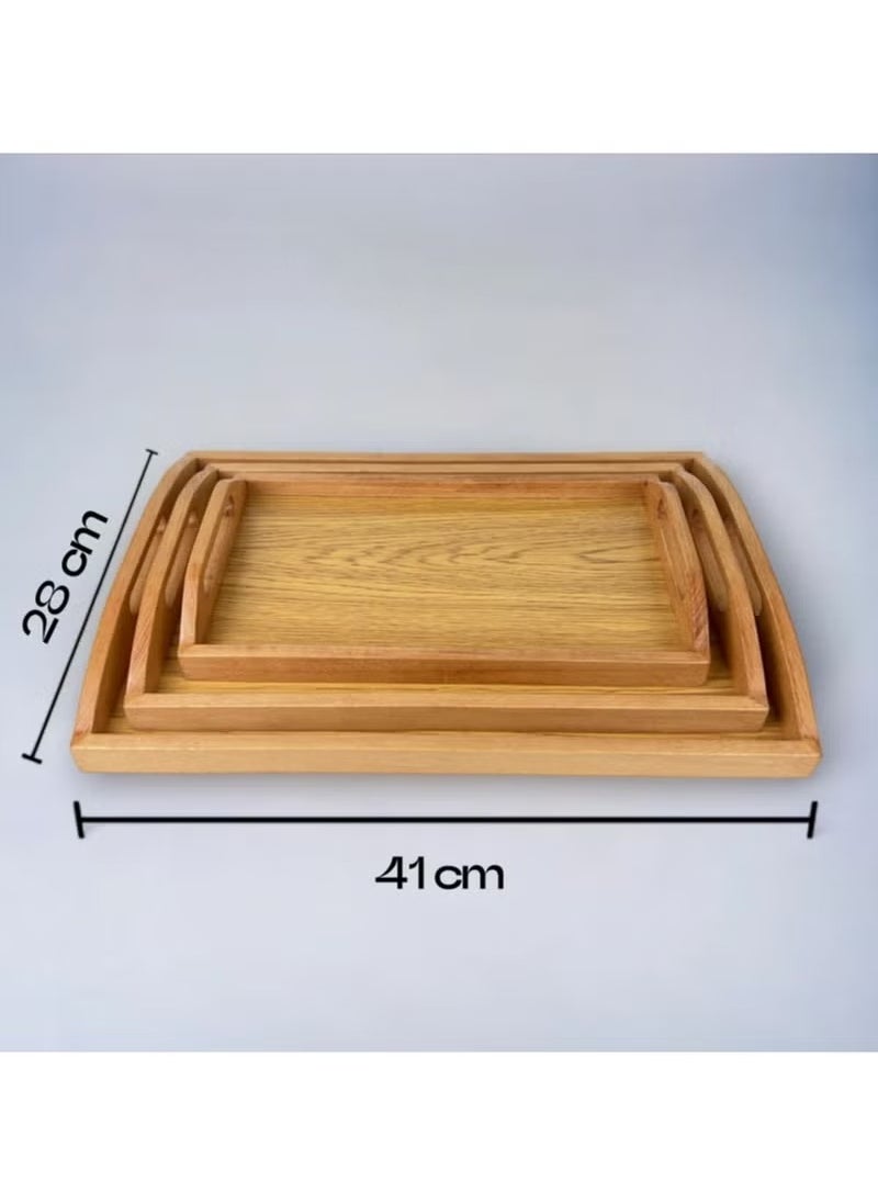 Generic 3 Set Wooden Trays  - Image 3